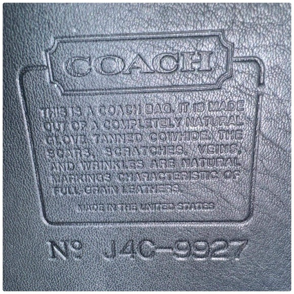 ❤️SOLD❤️Vintage Coach Navy Willis Bag 9927 - Picture 7 of 10